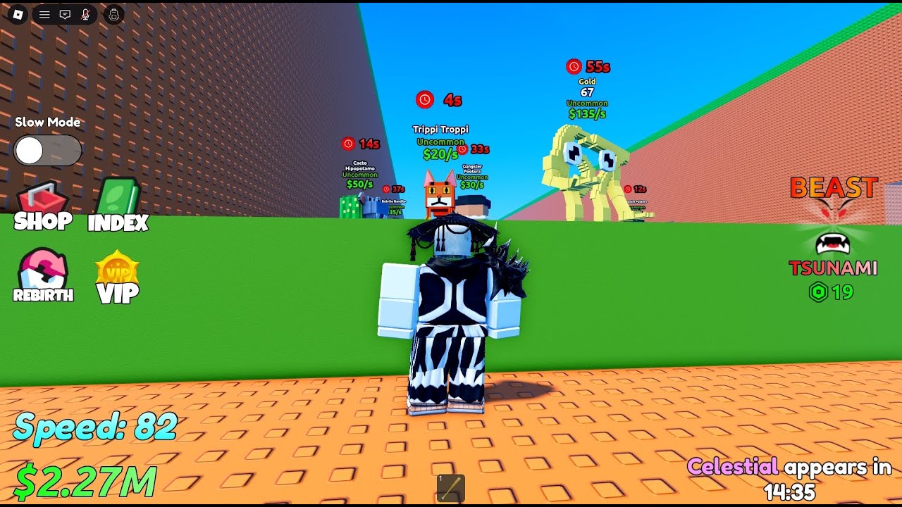 BRAINROT TSUNAMI! #ROBLOX #BRAINROT