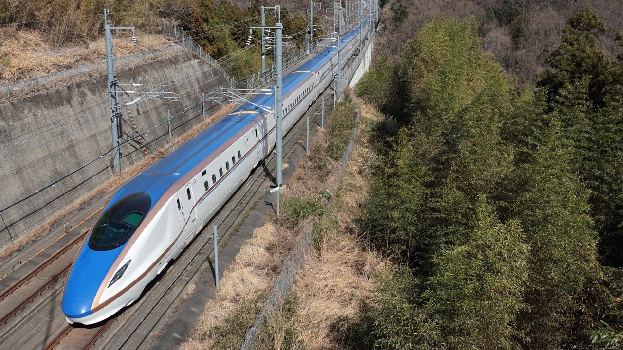 【高速通過も】北陸新幹線 かがやき・はくたか（安中榛名）
