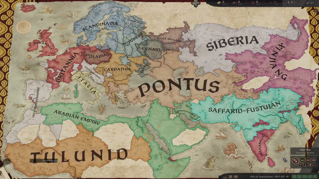 Crusader Kings III: Millennium of Mayhem | 867–2111 AI Simulation