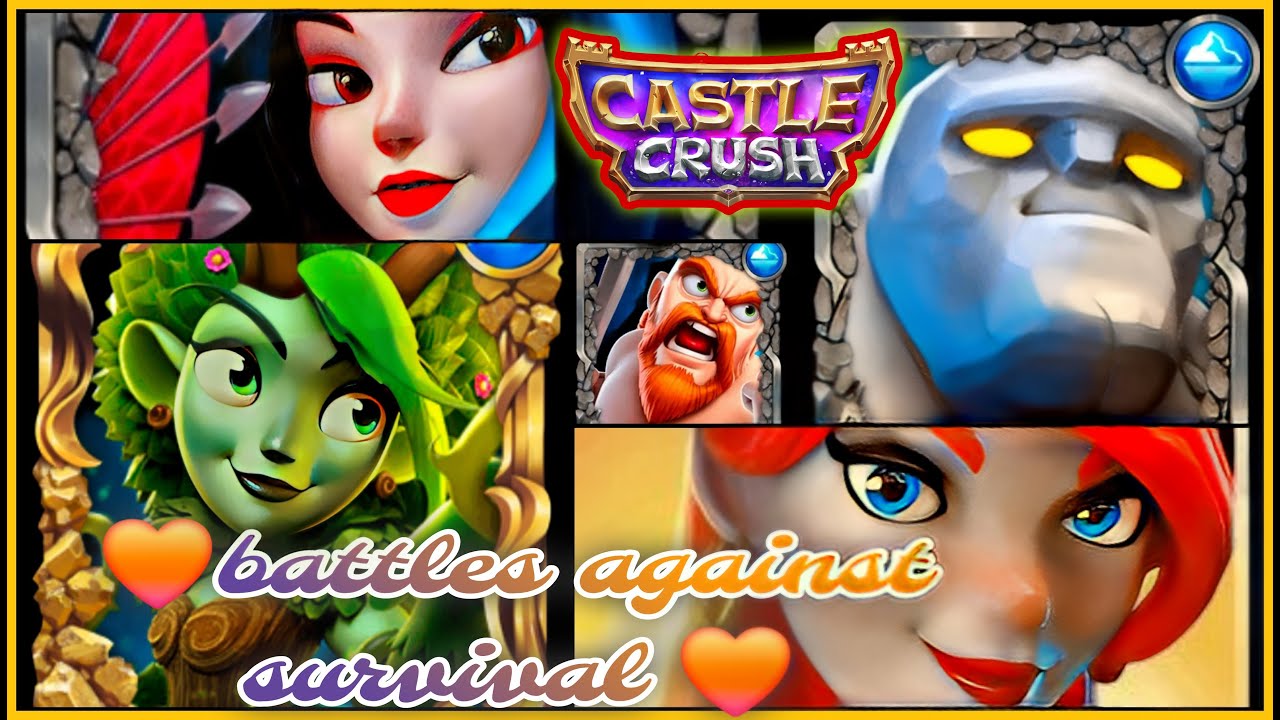 Castle Crush | Battles againist survival !!!Do or die mode | Castle crush gameplay