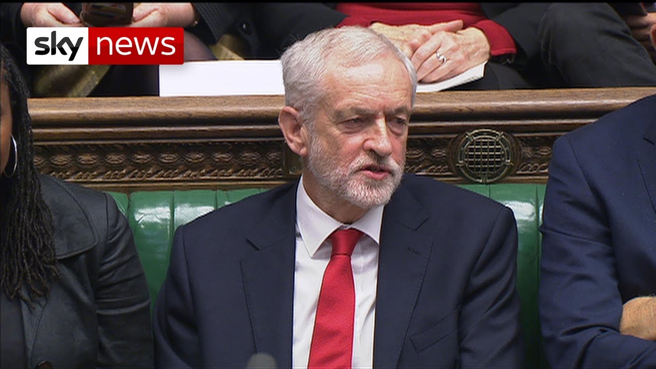 Watch: Jeremy Corbyn appears to call the PM a 