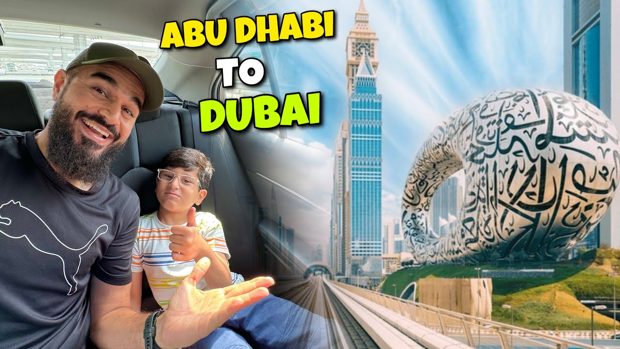 Abu dhabi se dubai ka road trip 🚎 Abdul kabir ki shopping bhi hogai aaj 🛍️