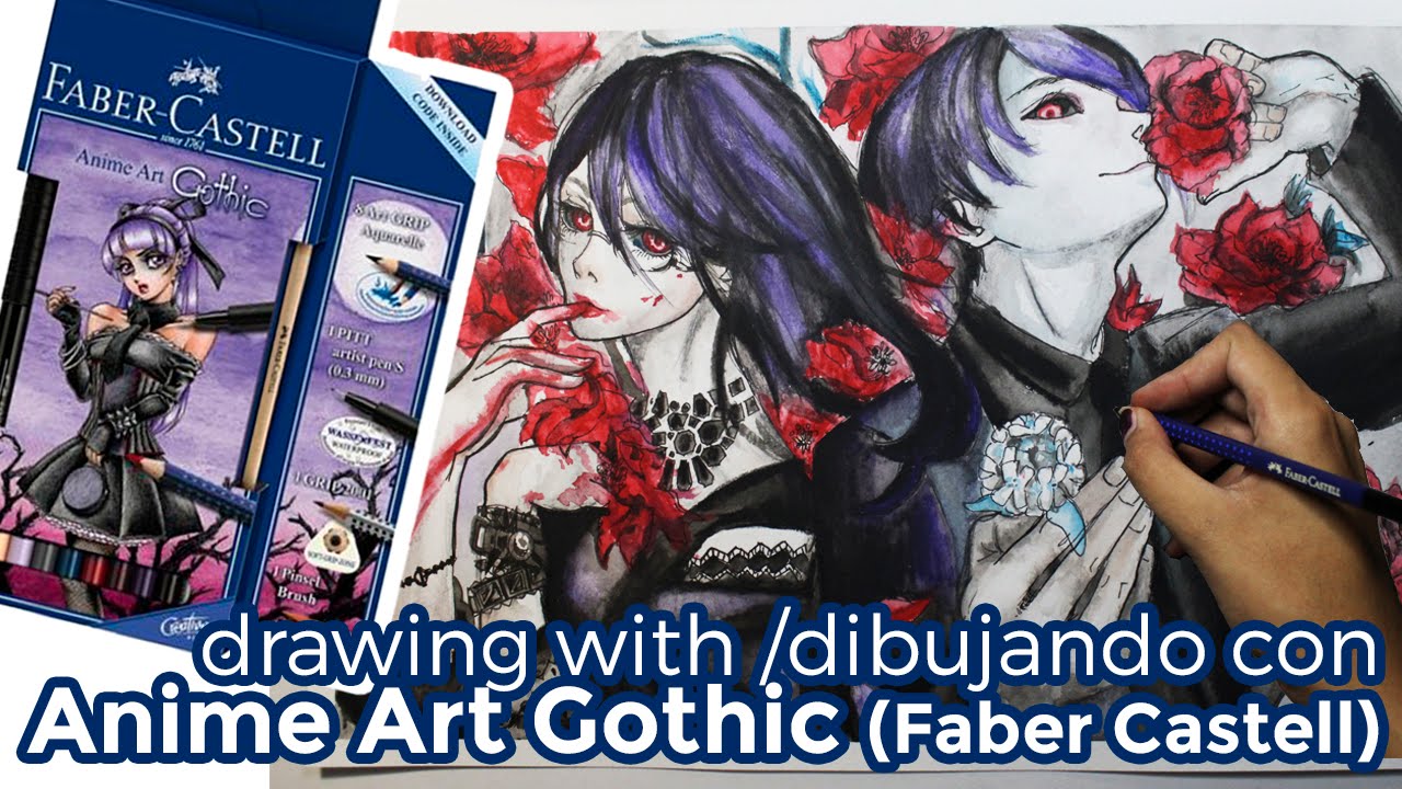 Anime Art Gothic (Faber Castell) | Probando Productos! | Diana Díaz