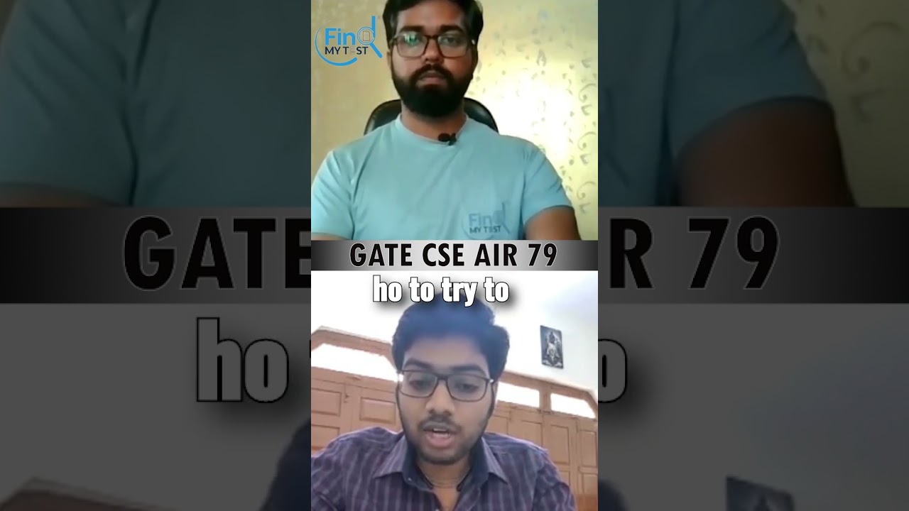 GATE Topper On His Paper Attempting Strategy #gate #gateprep #btech #computerscience #topper