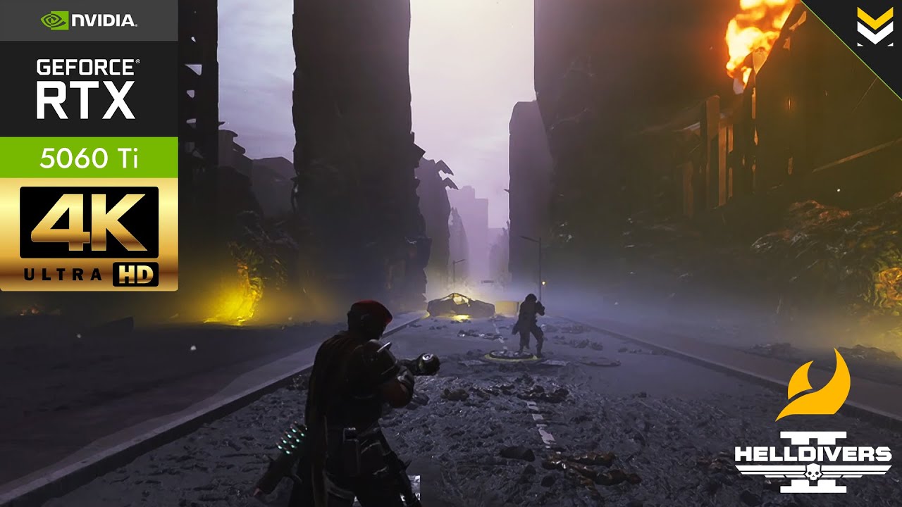Helldivers 2: Turing City Egg Hunt (Duo) | RTX5060, Ryzen 5 7500F, 32GB, Ultra Settings