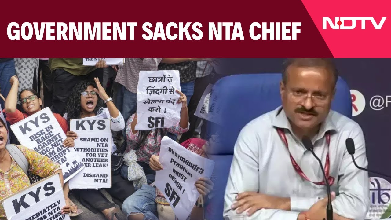 NTA Chief Sacked | Amid NEET-NET Row, Government Replaces Exam Body Chief Subodh Kumar Singh