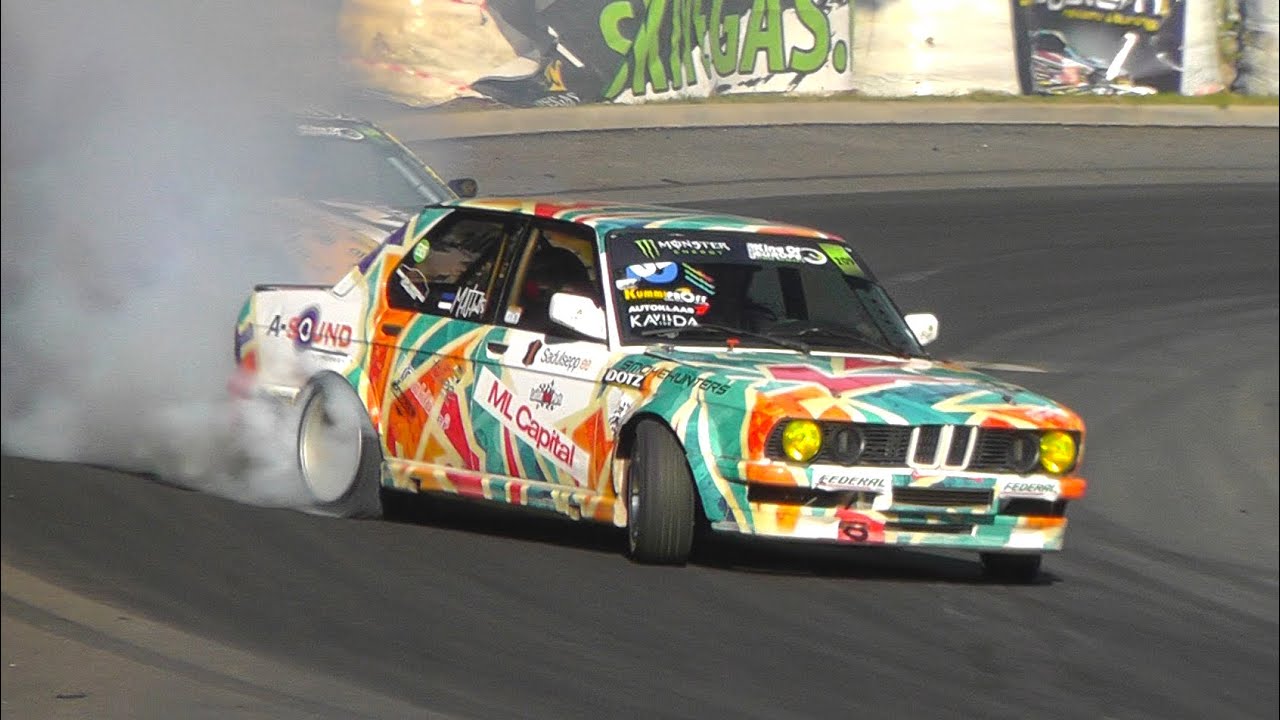 BMW E28 EPIC DRIFTING | V8 Turbo