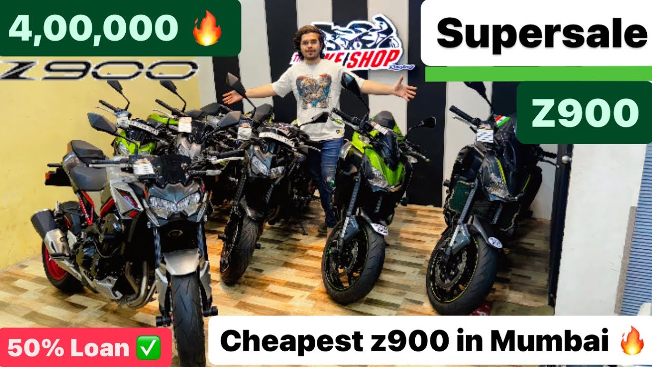 ITNI SASTI KAWASAKI Z900 😱😱🔥| Z900 KA MELA - CHEAPEST Z900 IN MUMBAI 💯- THEBIKESHOPRACING