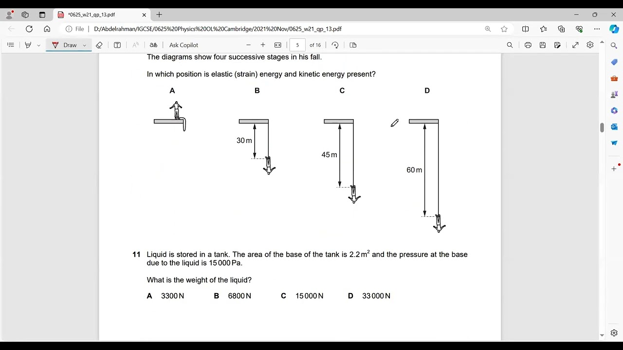 IGCSE Physics 0625/13/O/N/21