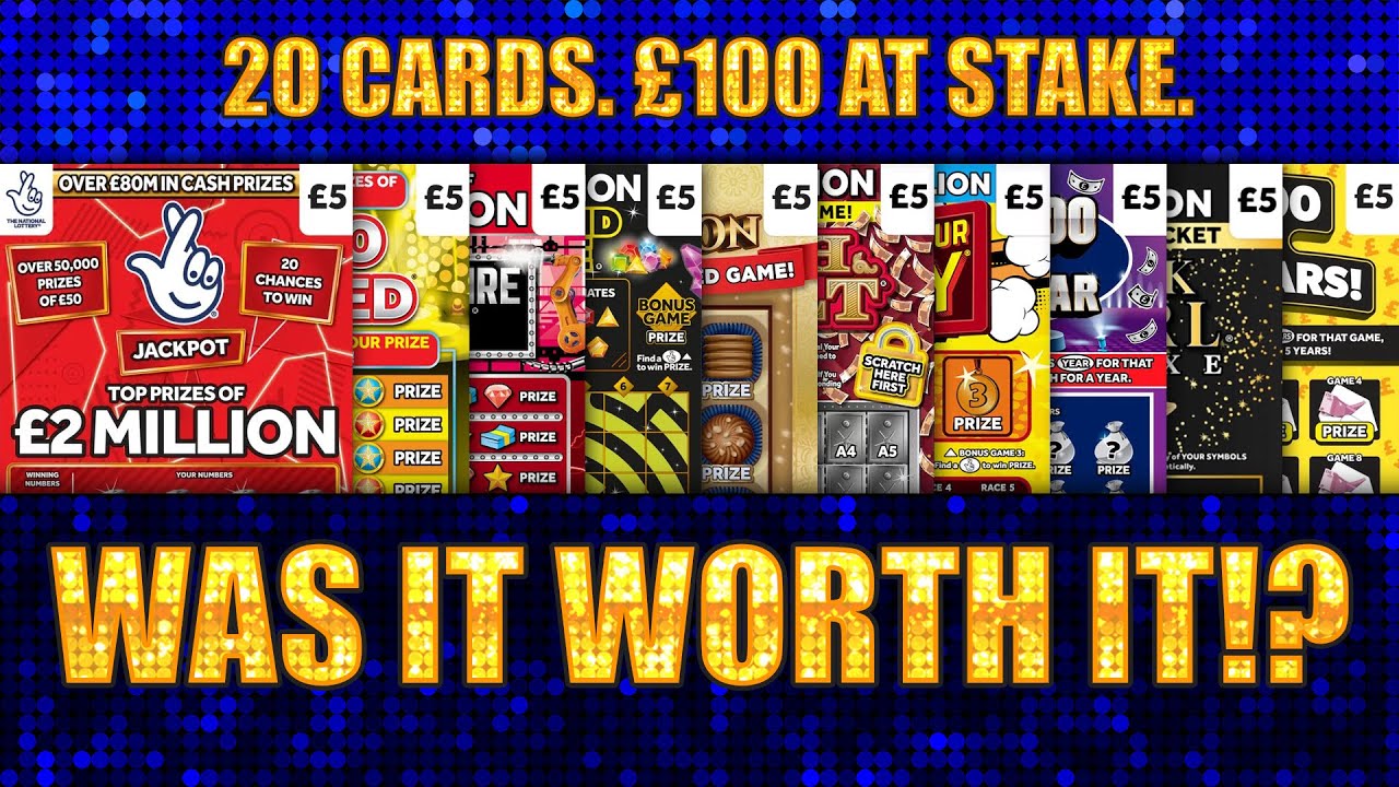 My BIGGEST Scratch Card Challenge Yet – £100 at Stake! 🎉💰