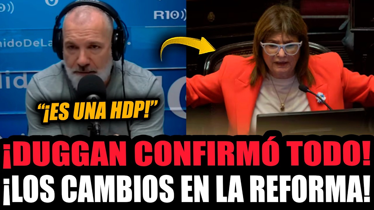 ¡DUGGAN CONFIRMÓ LOS CAMBIOS QUE EL GOBIERNO HARA EN LA REFORMA LABORAL!