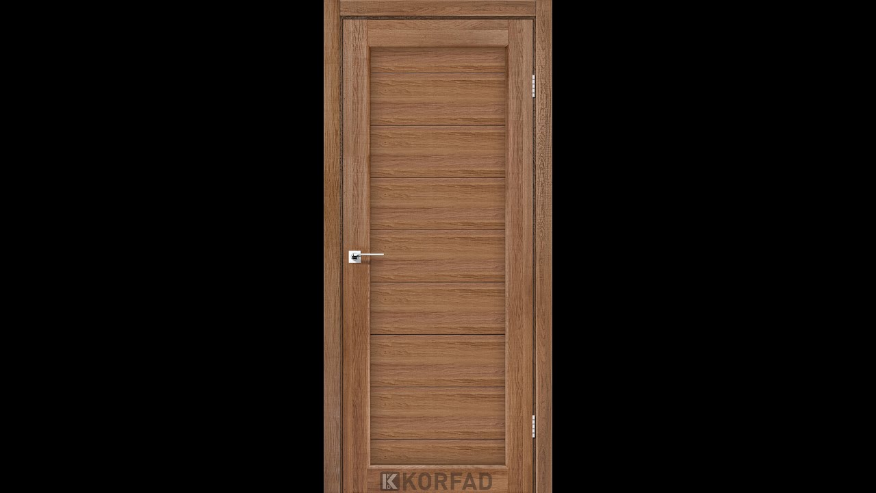 Міжкімнатні двері Korfad колекція Porto модель PR-05, дуб браш