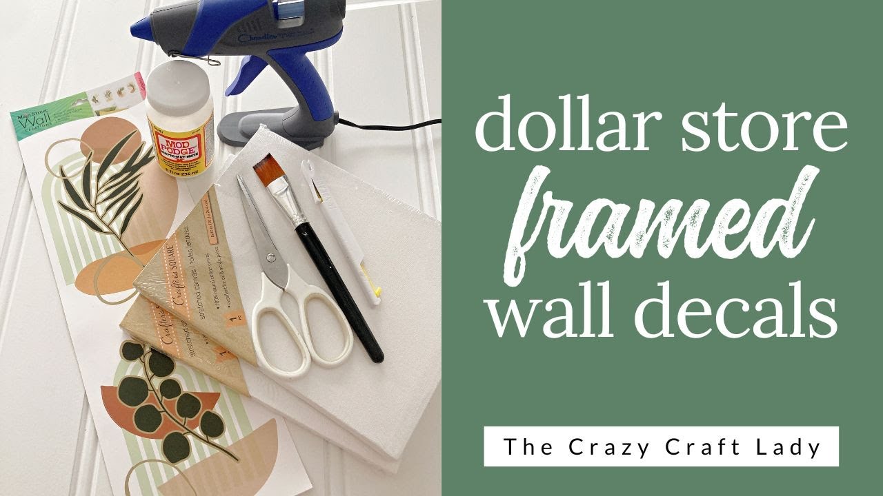 Wall Decal Reverse Canvas