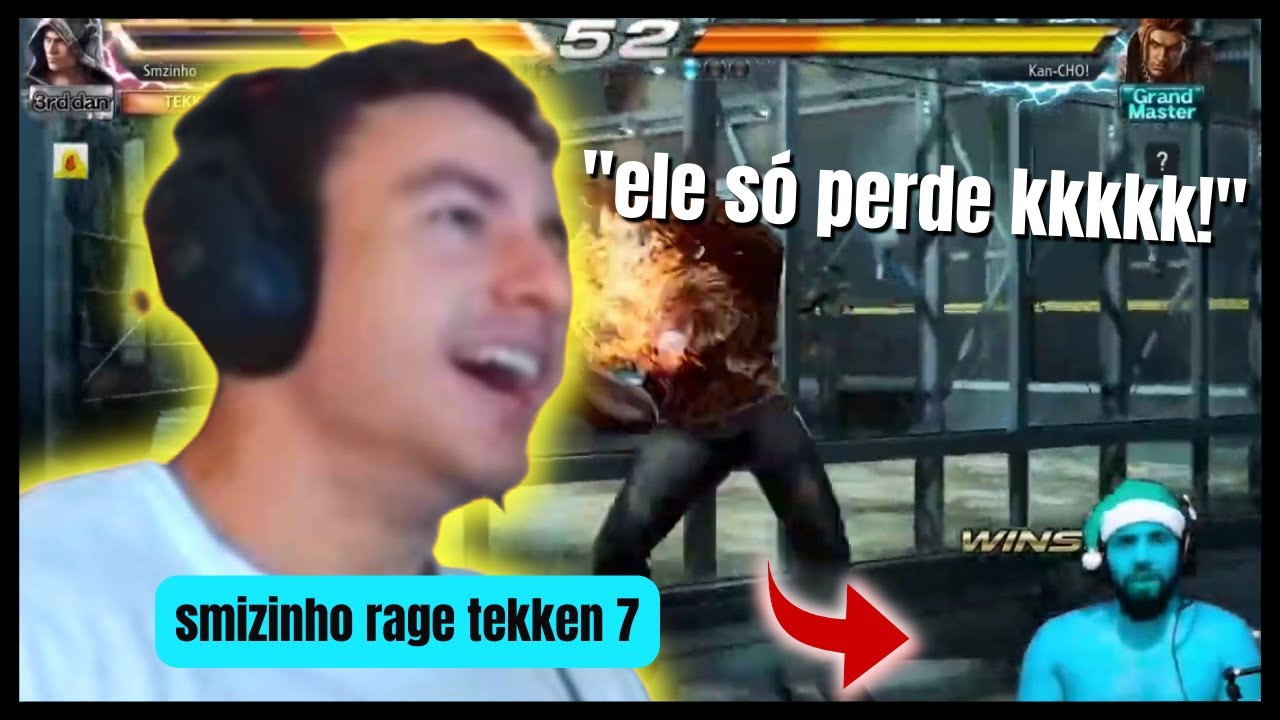 SUPER XAND&Atilde;O REACT - Smzinho A Maior Rage de Todas no Tekken 7