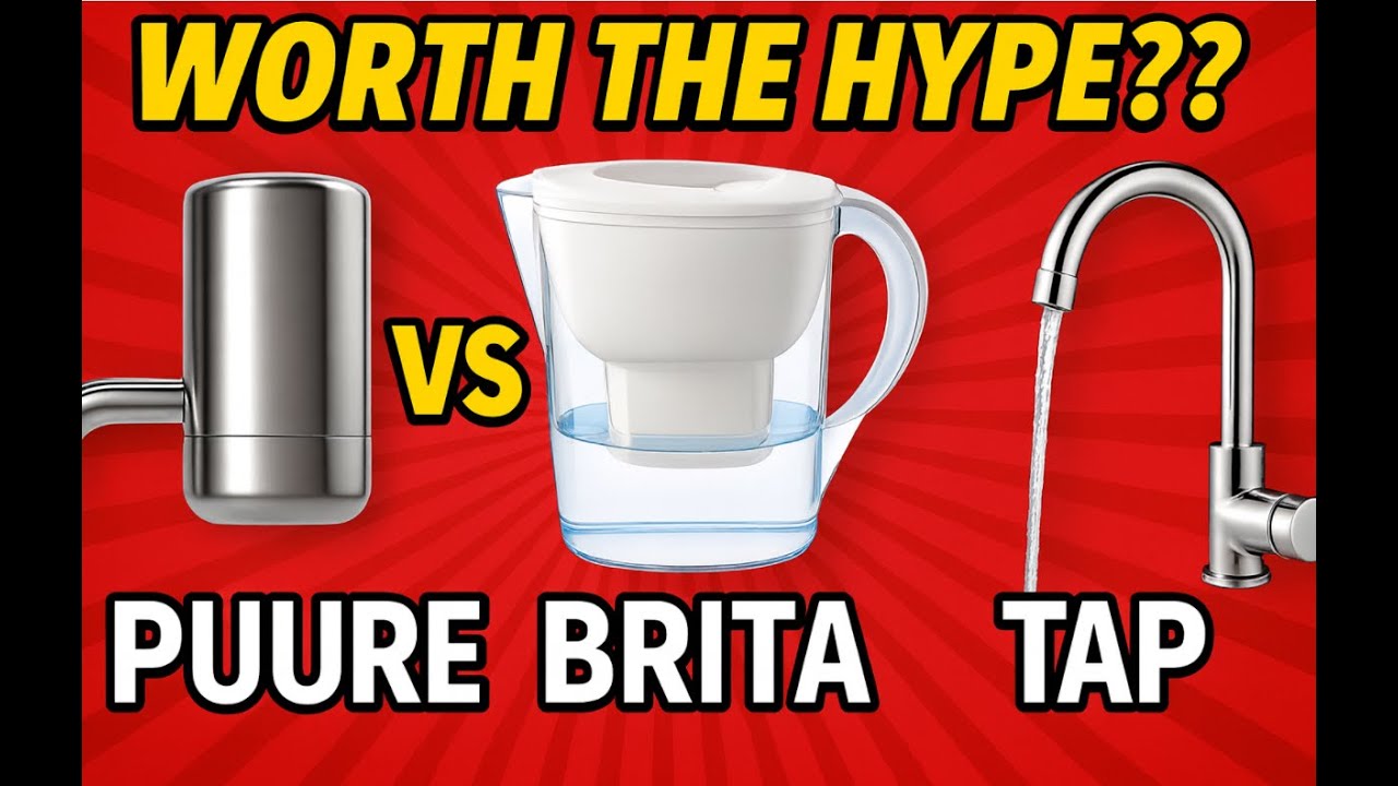 Puure Filter vs Brita vs Tap Water