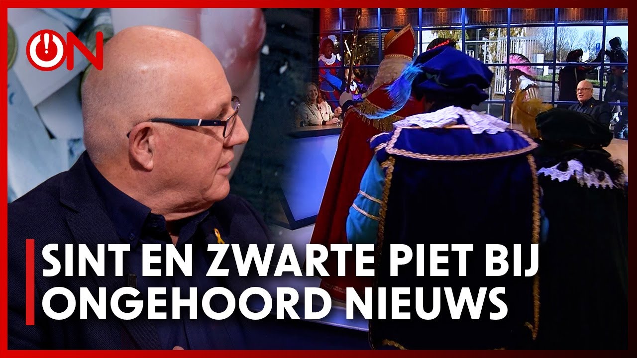 Sinterklaas en Zwarte Piet brachten onverwacht bezoek aan Ongehoord Nieuws