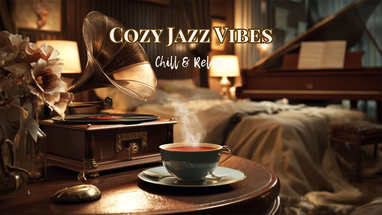 Smooth Jazz Evening Vibes — Cozy Instrumental Music for Work, Study & Relax