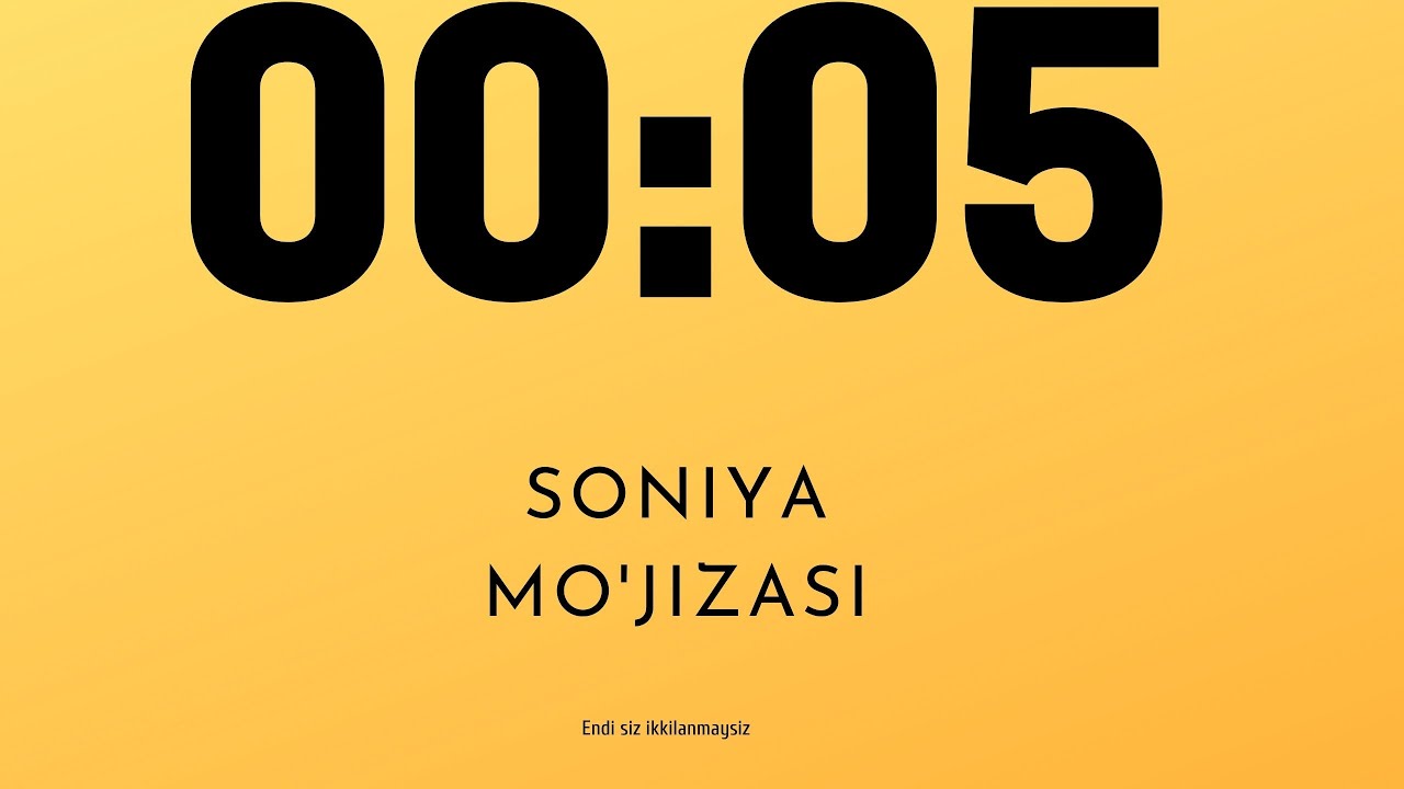 Xarakatni boshlash vaqti keldi.  Xayotingizni o'zgartiradigan 5 soniya motivatsiya мотиватция