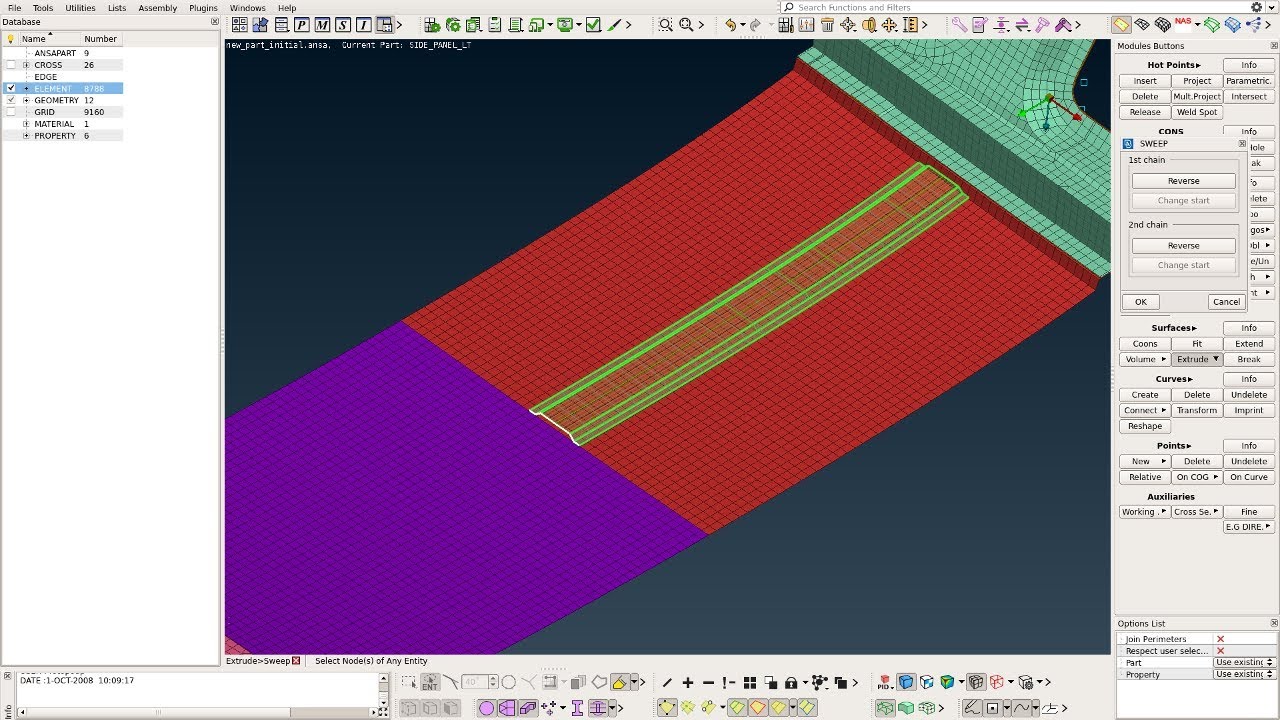 How to create a new part