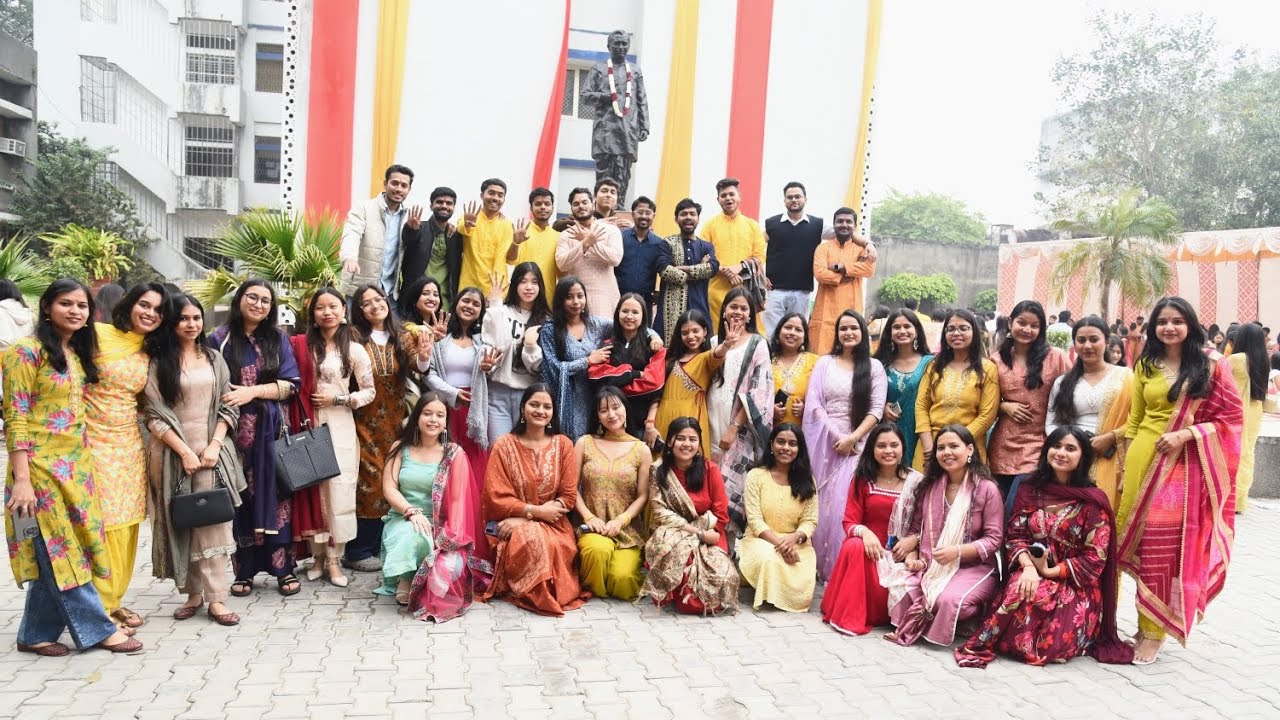 Saraswati Puja at IPH delhi #pdunippd #saraswatipuja #delhi #collegelife 