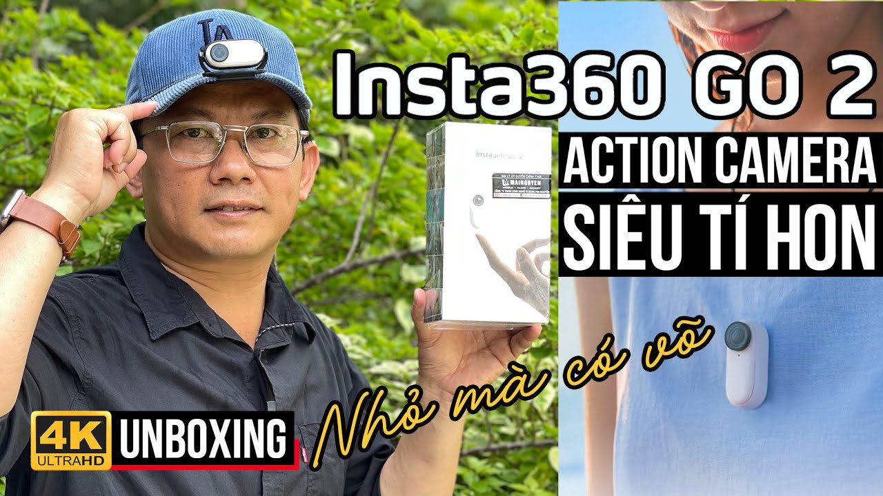 INSTA360 GO 2: ACTION CAMERA BÉ TÍ HON TIỆN DỤNG, THÍCH HỢP LÀM VLOG | INSTA360 GO 2 UNBOXING