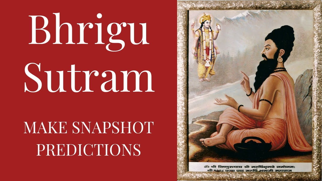 Bhrigu Sutram- Make Snapshot predictions easily.
