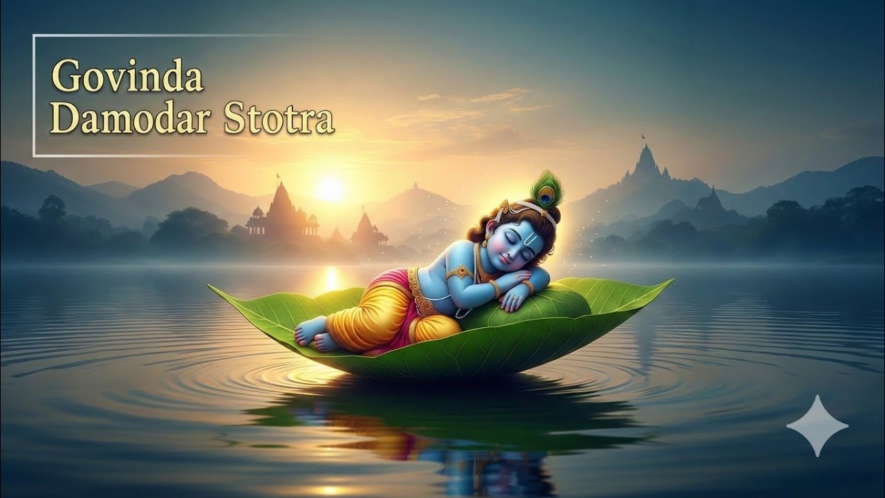 Govind Damodar Stotra ગોવિંદ દામોદર સ્તોત્ર | Shri Krishna Songs | Bhakti Song | Damodar Stotra