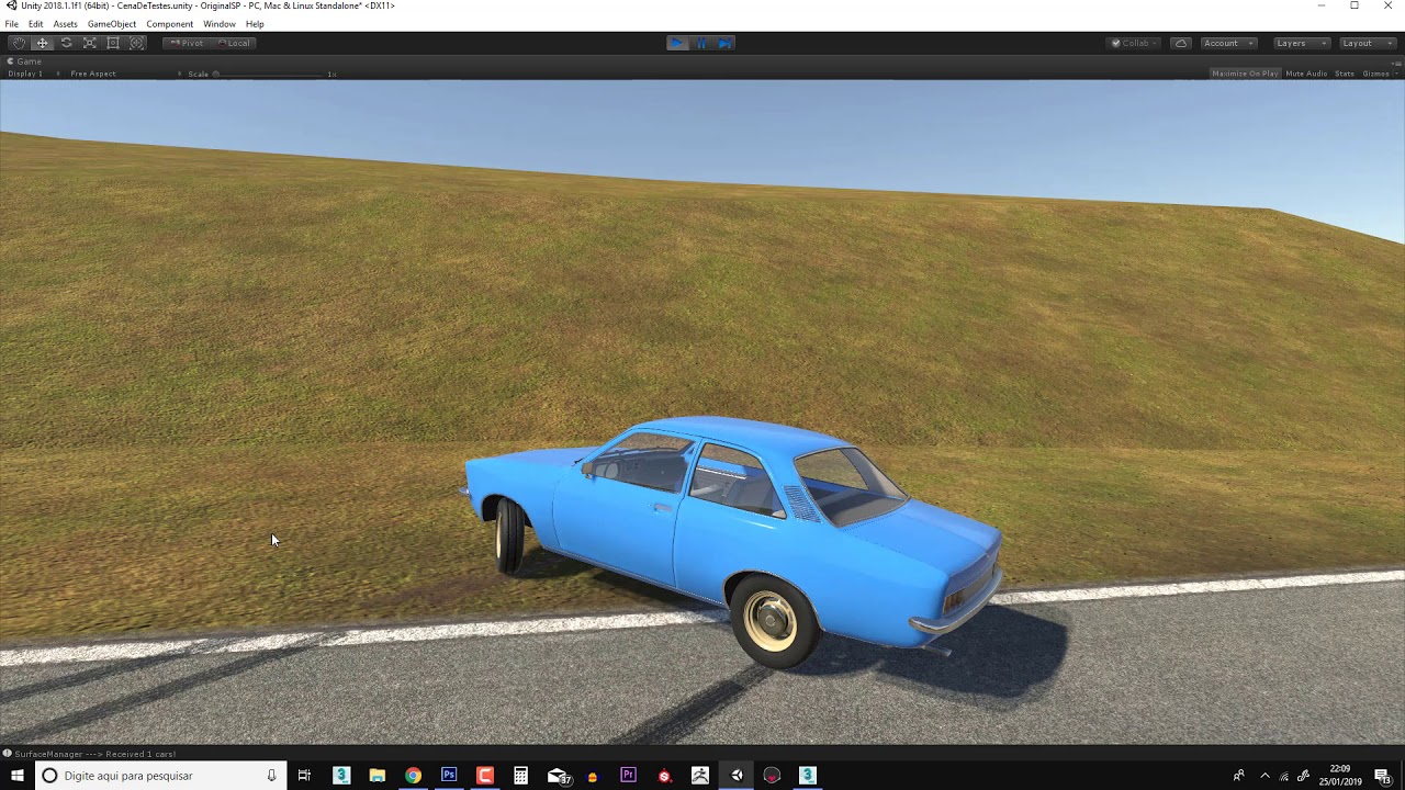 Nova Mecânica de corrida - Unity 3D(chevette)