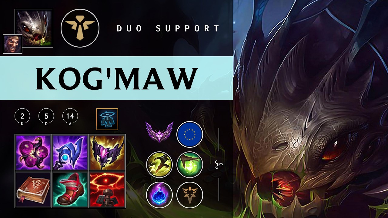 Kog'Maw Support vs Nami - EUW Master Patch 26.04