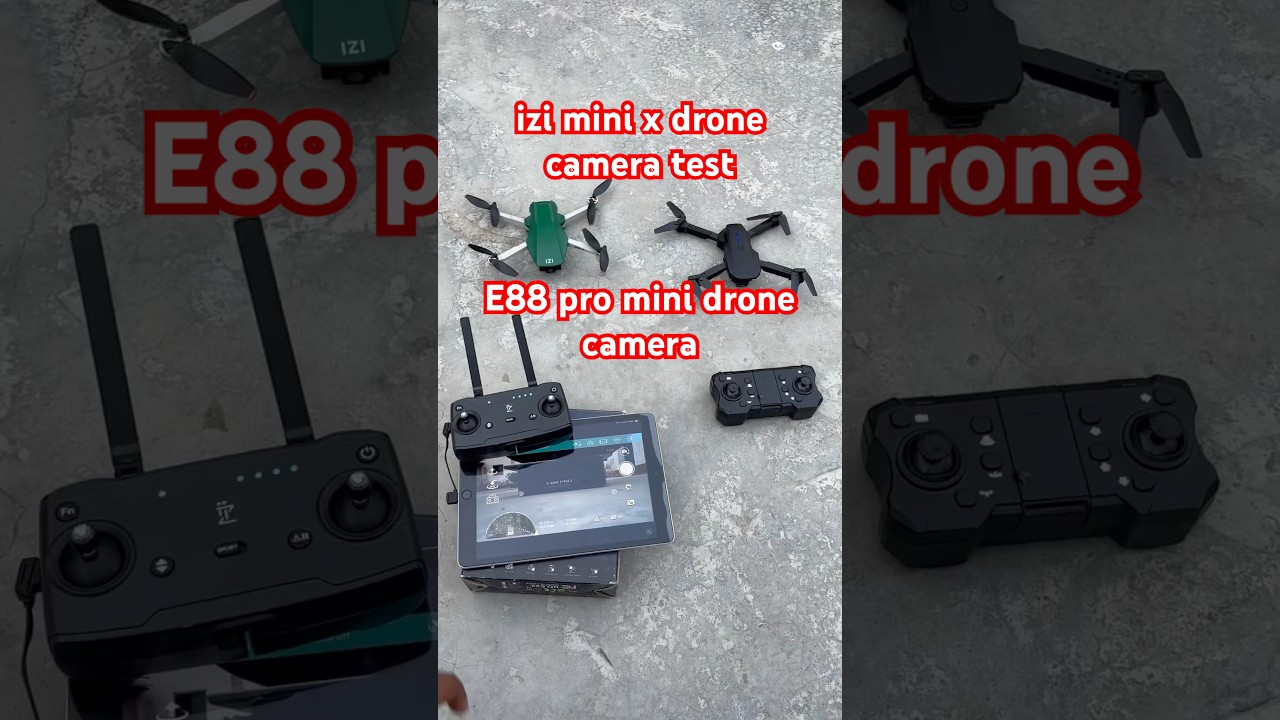 izi mini x drone camera test/E88  pro mini drone camera #shortsfeed #drone #video #viral #trending