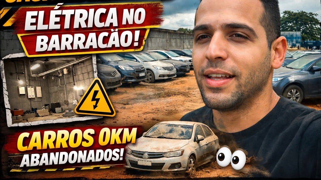 Os carros 0km parece abandonados neste lugar