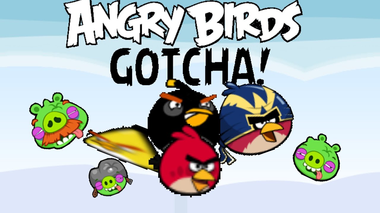 Angry birds GOTCHA by Getting Freaky Games Gameplay