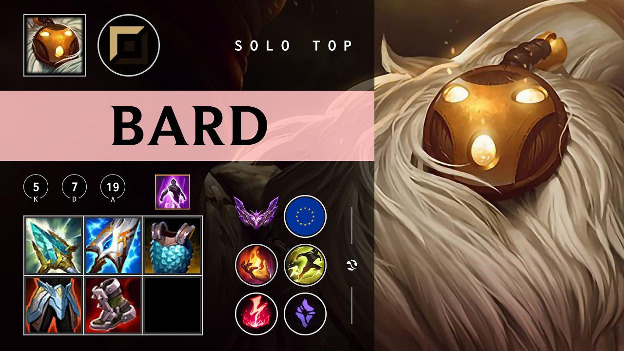 Bard Top vs Gnar - EUW Master Patch 26.03