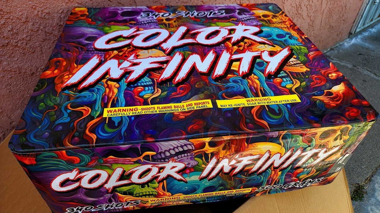Color Infinity 340 shots Firework