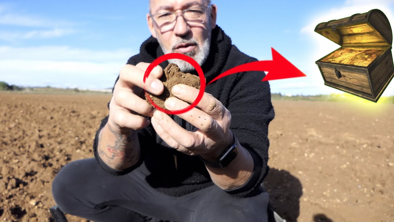 DANS CETTE MOTTE DE TERRE SE TROUVE UN VRAI TRESOR EN DETECTION DE METAUX