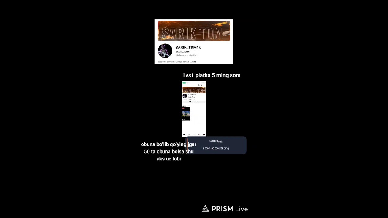 Live streaming of TM_FAYZULLO 2k