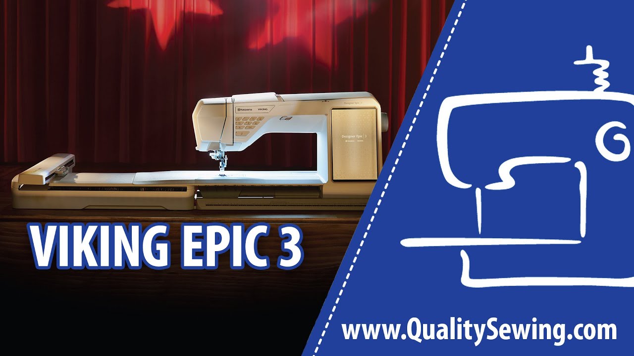 NEW Husqvarna Viking Designer Epic 3