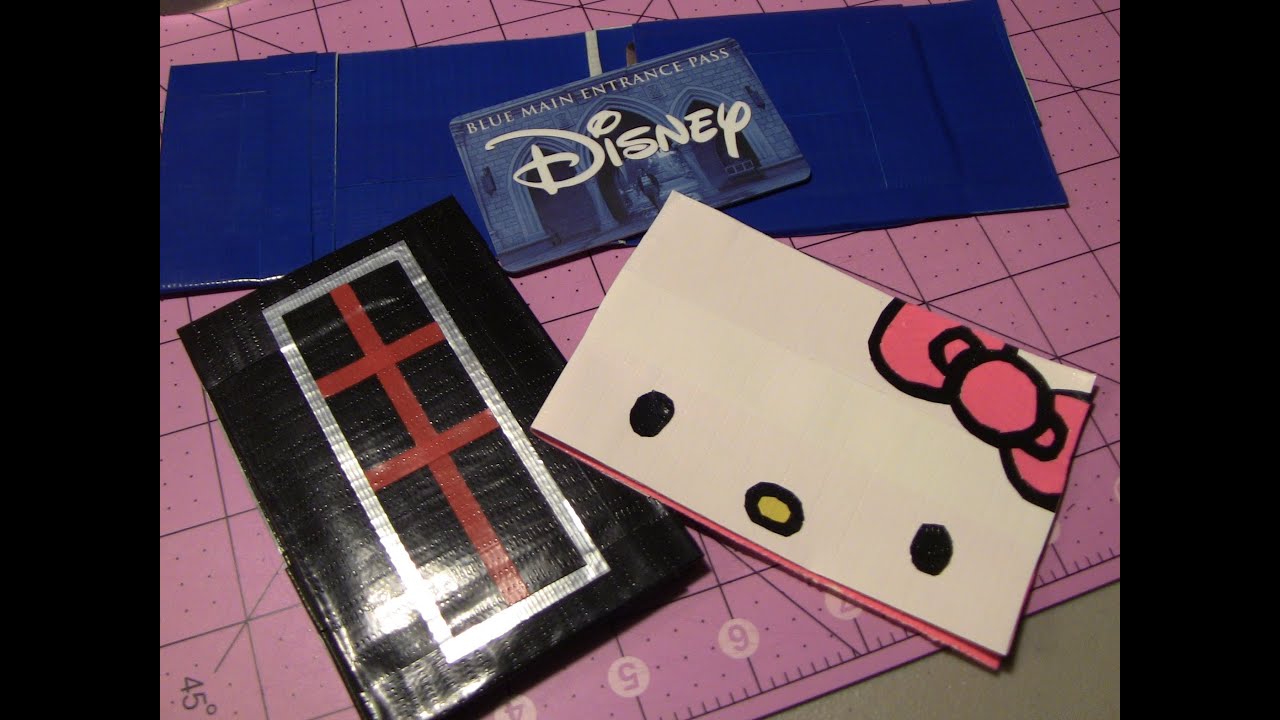 How to make a Duct tape Police-style wallet!