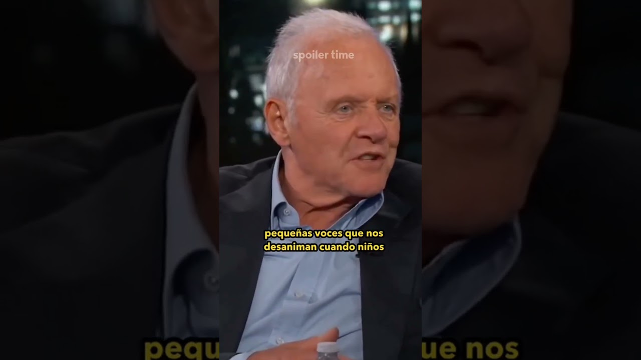 Anthony&nbsp;Hopkins en un entrevista