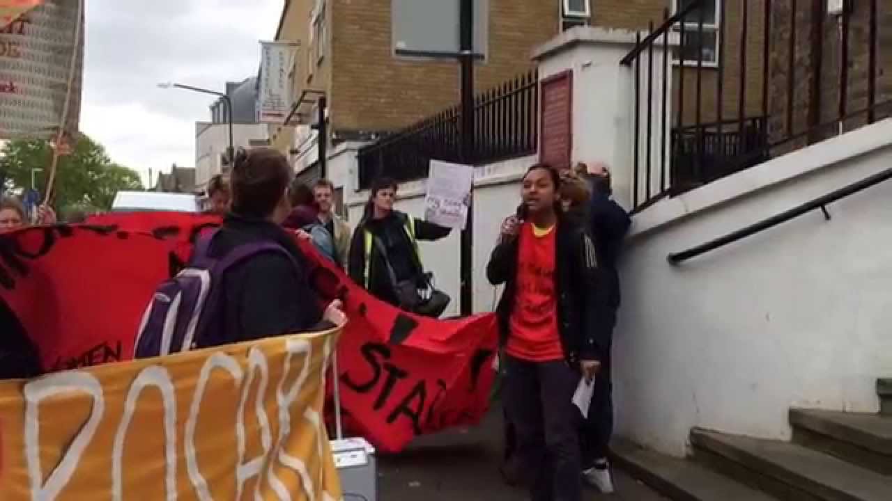 Feminist Fightback's Pro-Choice Action in Stratford (9th May 2015)