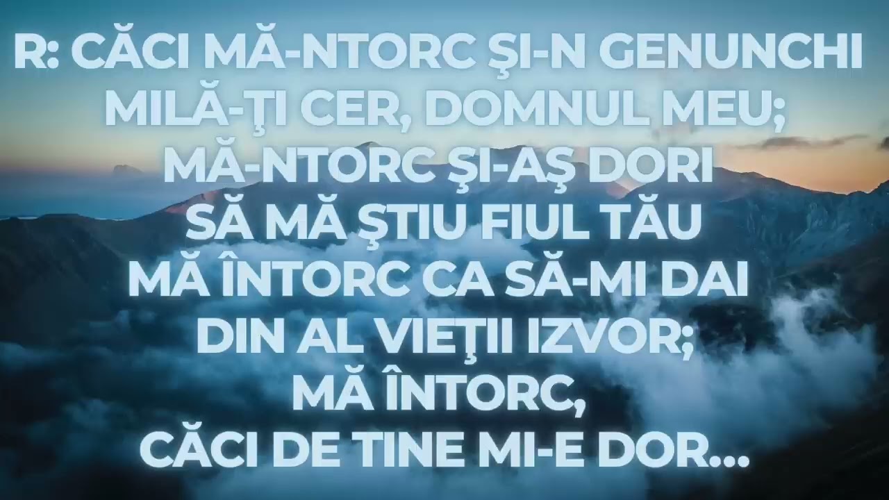 La tine vin + versuri lyrics   Cântece Creștine
