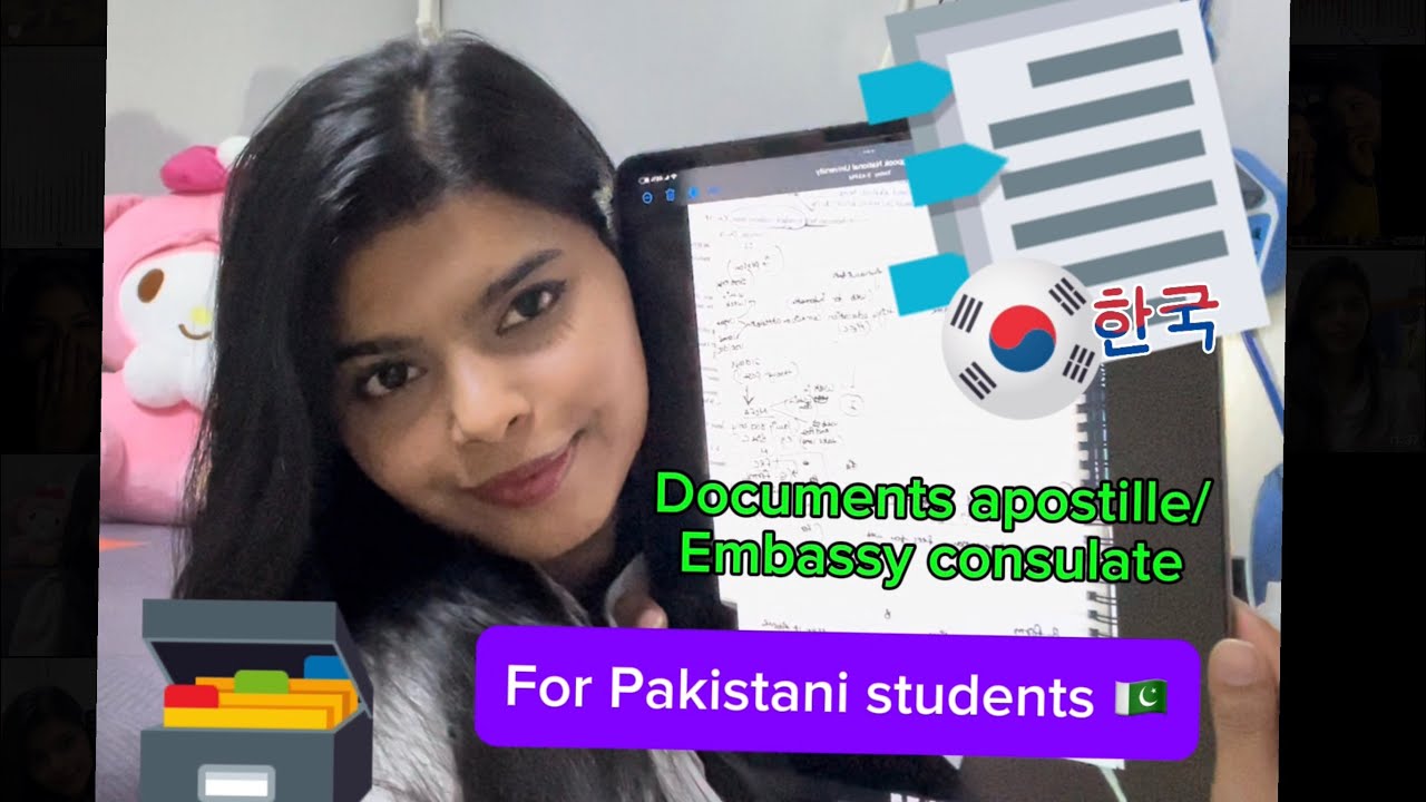 Documents apostille procedure for Pakistani students 🇵🇰
