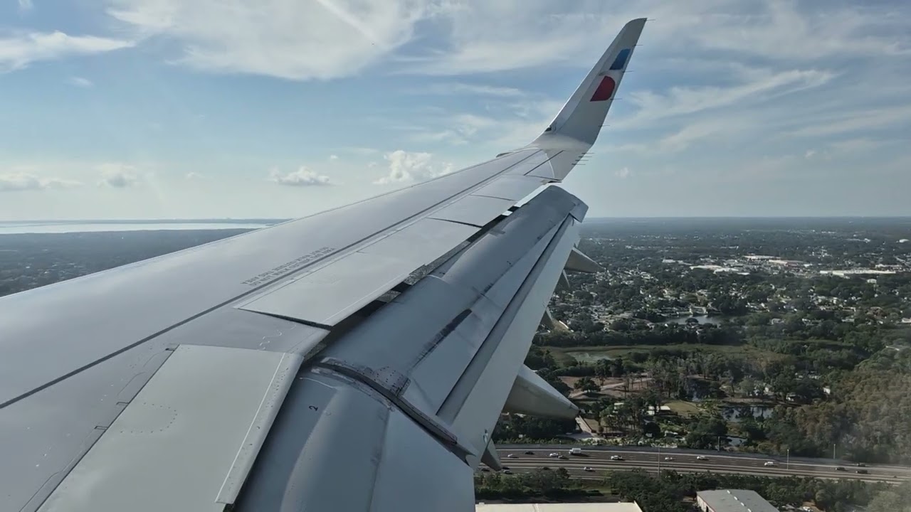 Landing at Tampa International Airport