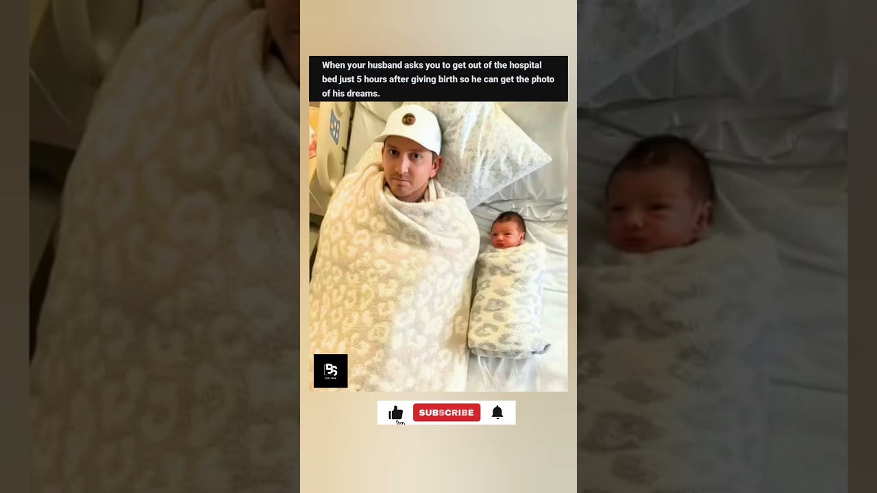 ParentingHumor When He Asks for The “Dream Shot” 5 Hours Postpartum! 😳