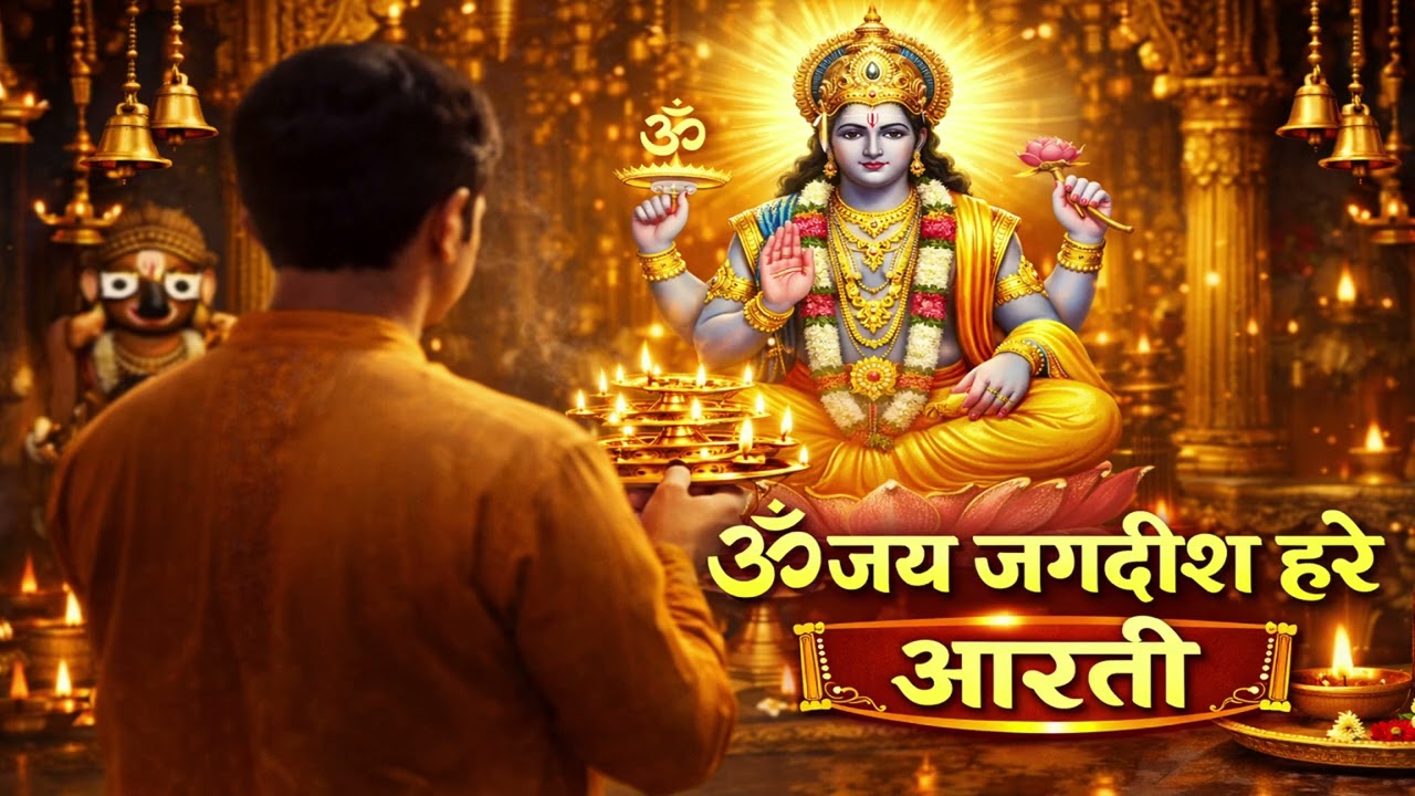 ॐ जय जगदीश हरे | Om Jai Jagdish Hare Aarti | Lord Vishnu Aarti | Peaceful Bhajan