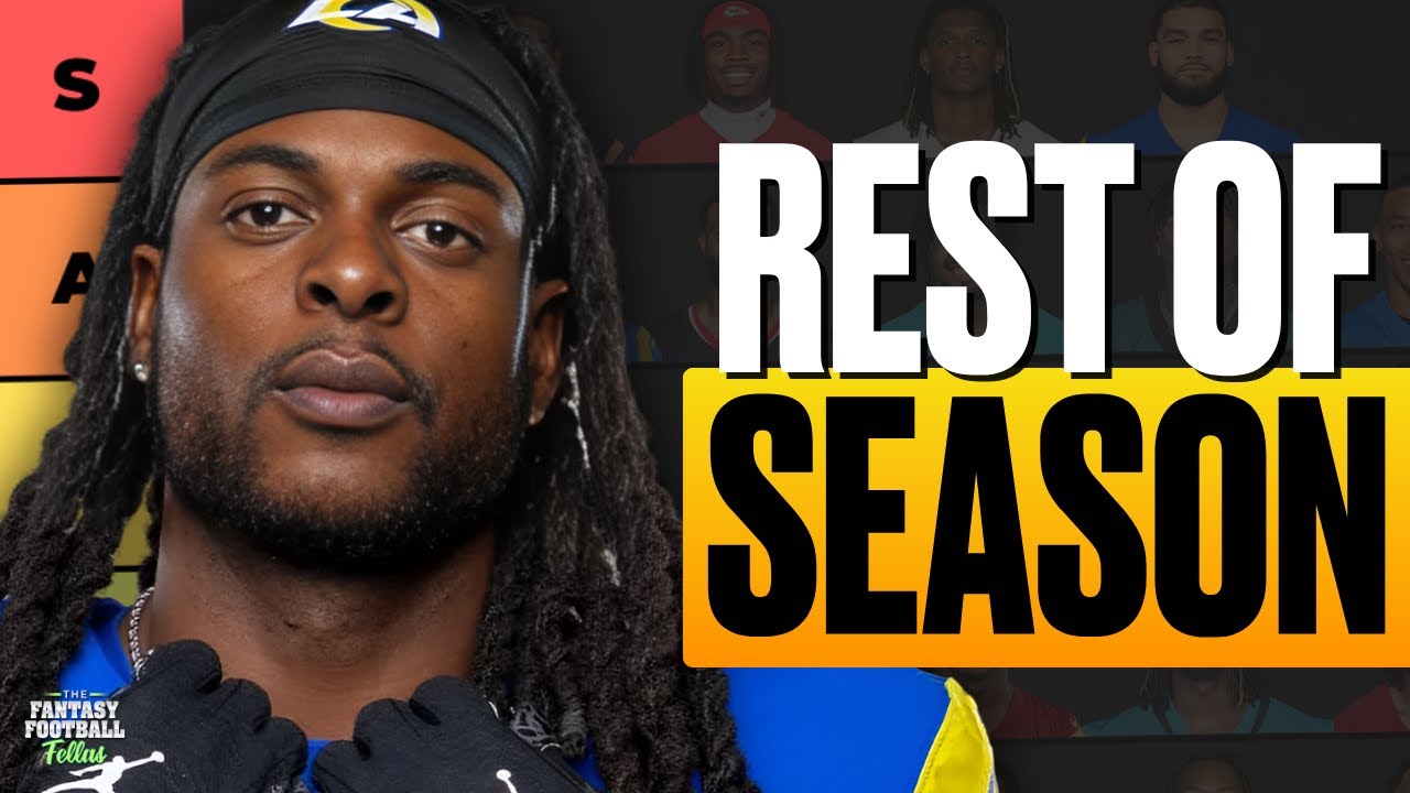 Week 14 Rest of Season Fantasy Football Rankings (Top 40 RBs & WRs)