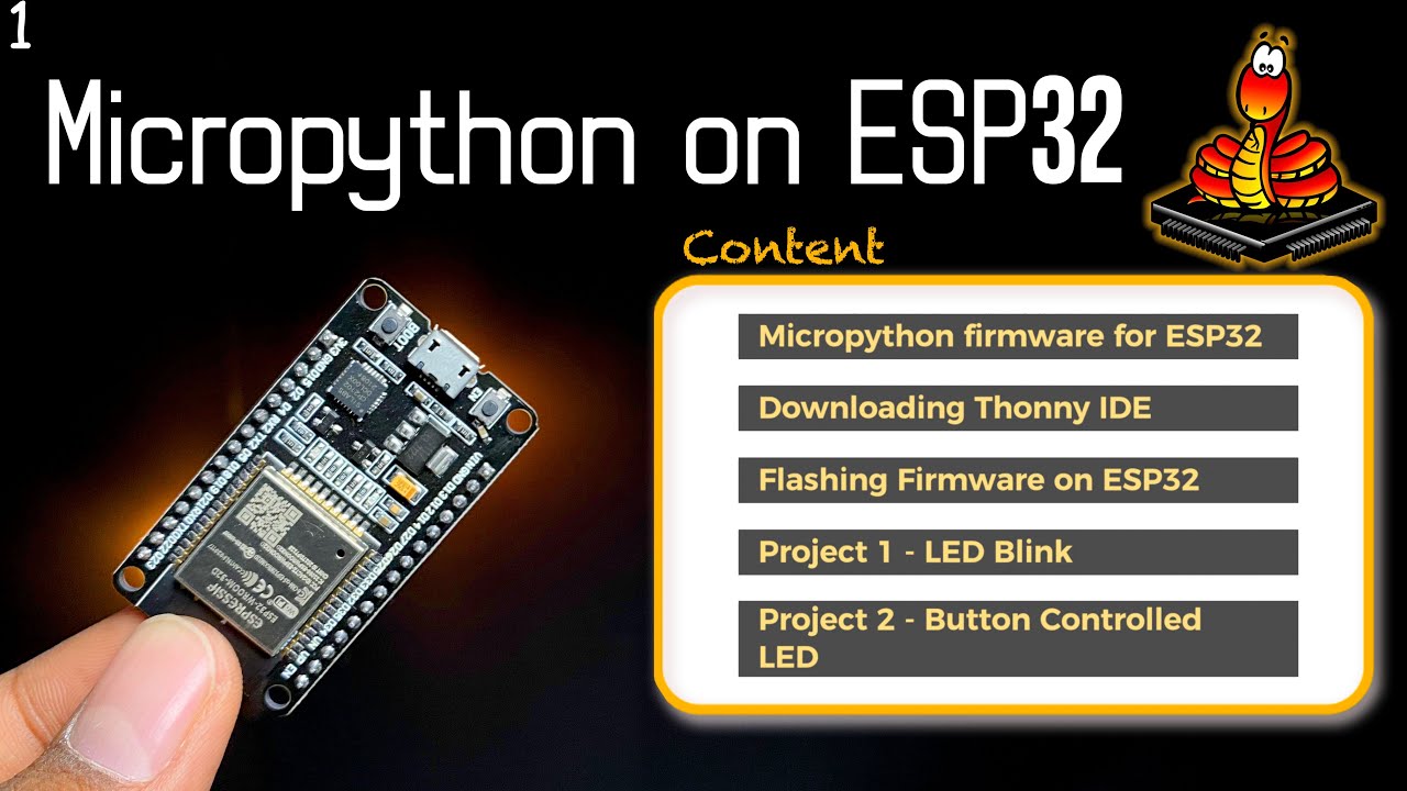 Easy to use than Arduino | Getting Started with Micropython on ESP32 | Micropython series EP1