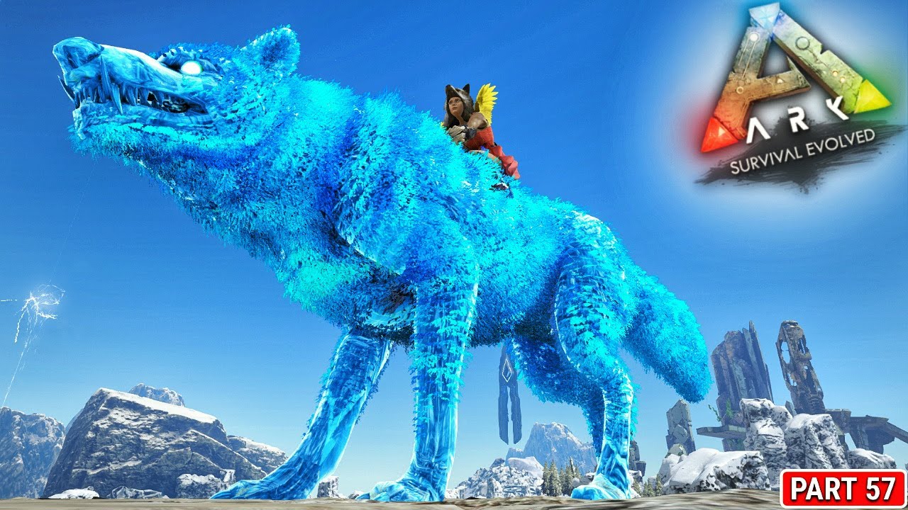 OMG Finally I Tame Frost Fenrir Wolf 🔥🔥🔥 : ARK Ice Age : ARK Survival Evolved : Part 57