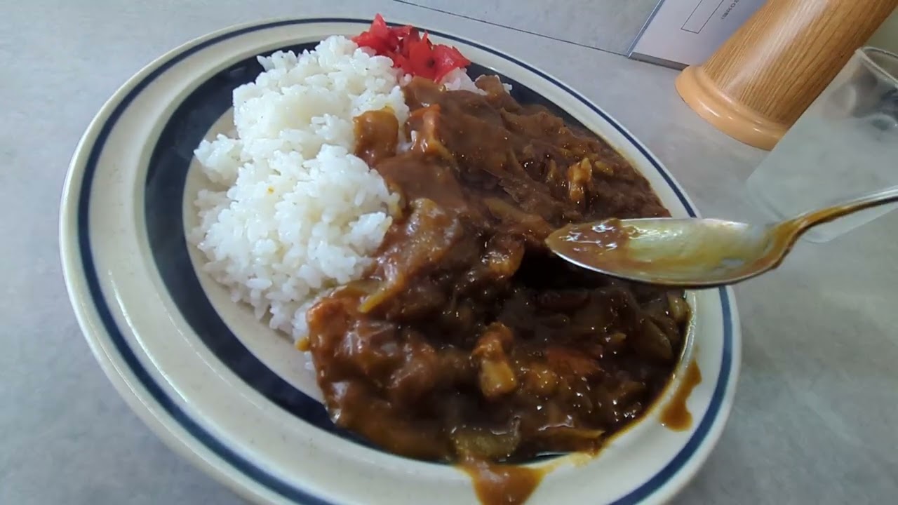 札幌市中央区[おさかなマーケット][食事処かわさき]広東麺￥700カレーライス￥500