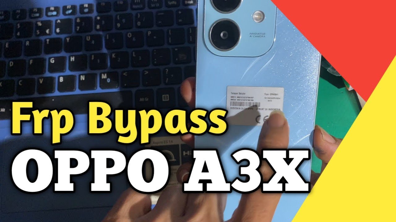FRP BYPASS OPPO A3X | Remove Google Account Via Unlocktool